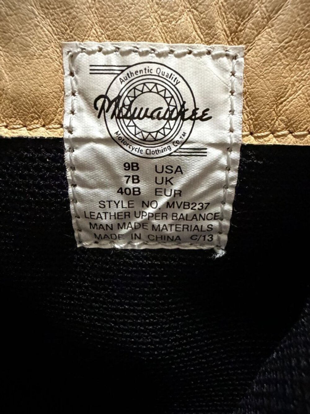 Milwaukee Motorcycle Clothing Co Womens Black Leather Ankle Boots Size 9B MVB237 - Picture 10 of 11